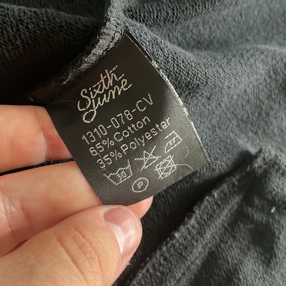 Sixth June Paris  long line open hoodie - Picture 6 of 10